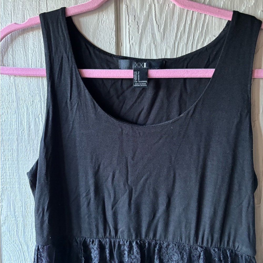 Black maxi dress from forever 21
